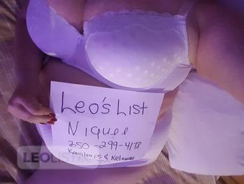 Naughty By Nature NIQUEE, 53 Caucasian/White female escort, Kamloops